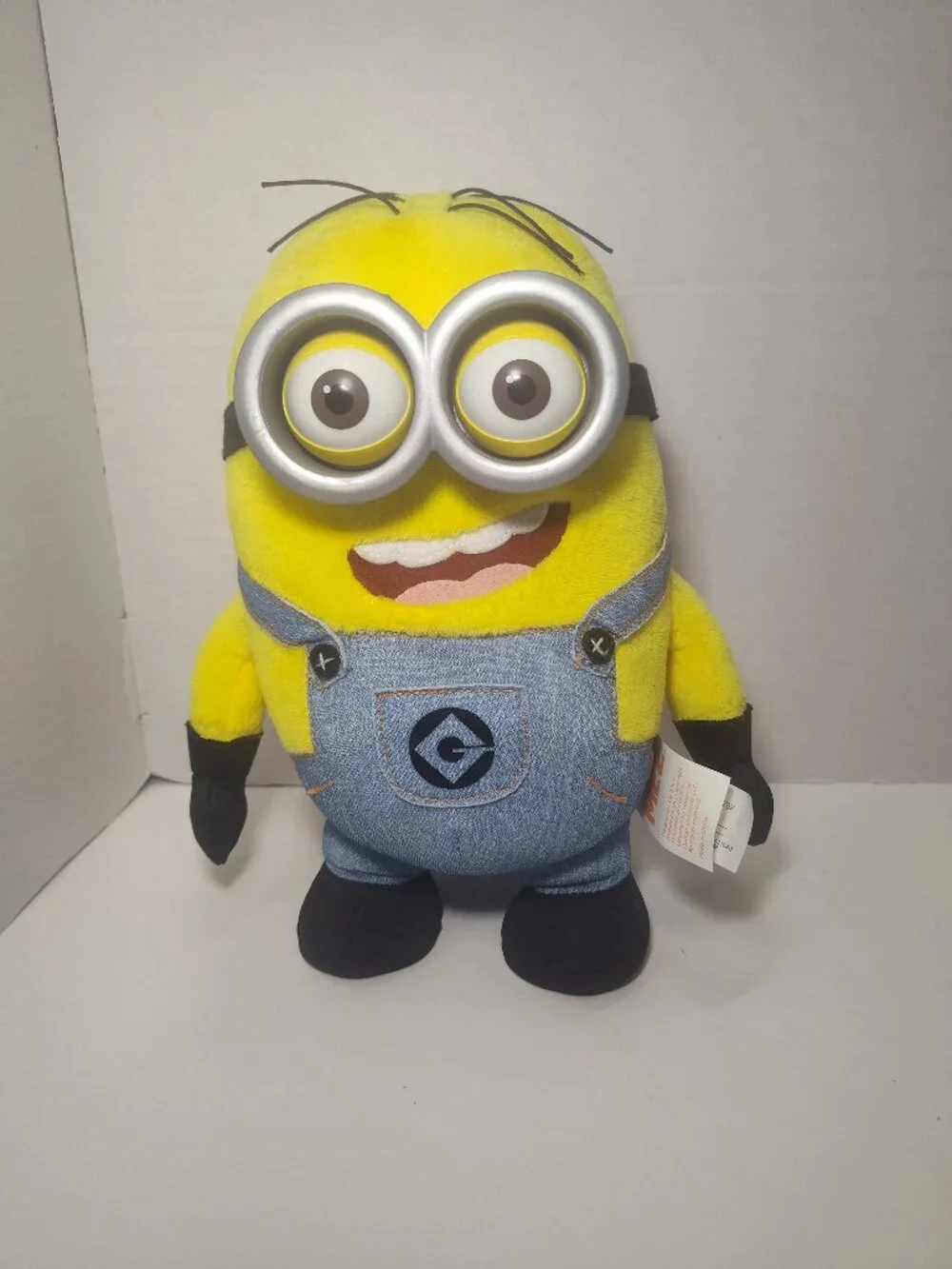 Despicable Me 2 Dave Talking Light Up Minion Plush Thinkway 2013 Tested Works